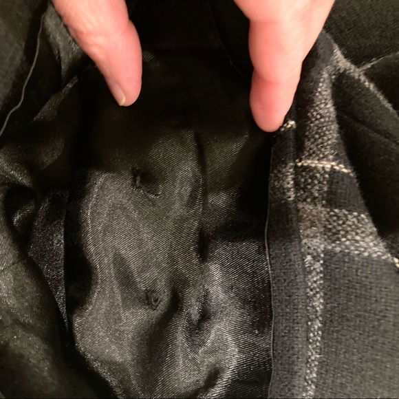 Banana Republic Plaid Wool Blend Blazer Jacket, Size XS - Picture 10 of 12